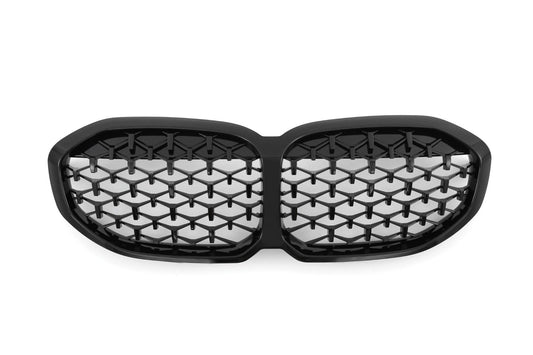 GRILL FOR BMW 1 SERIES F40 F41 DIAMOND GLOSS BLACK