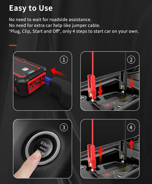 Jumpstarter Utrai - 2000A - 8-in-1 Starthulp - Acculader - 1