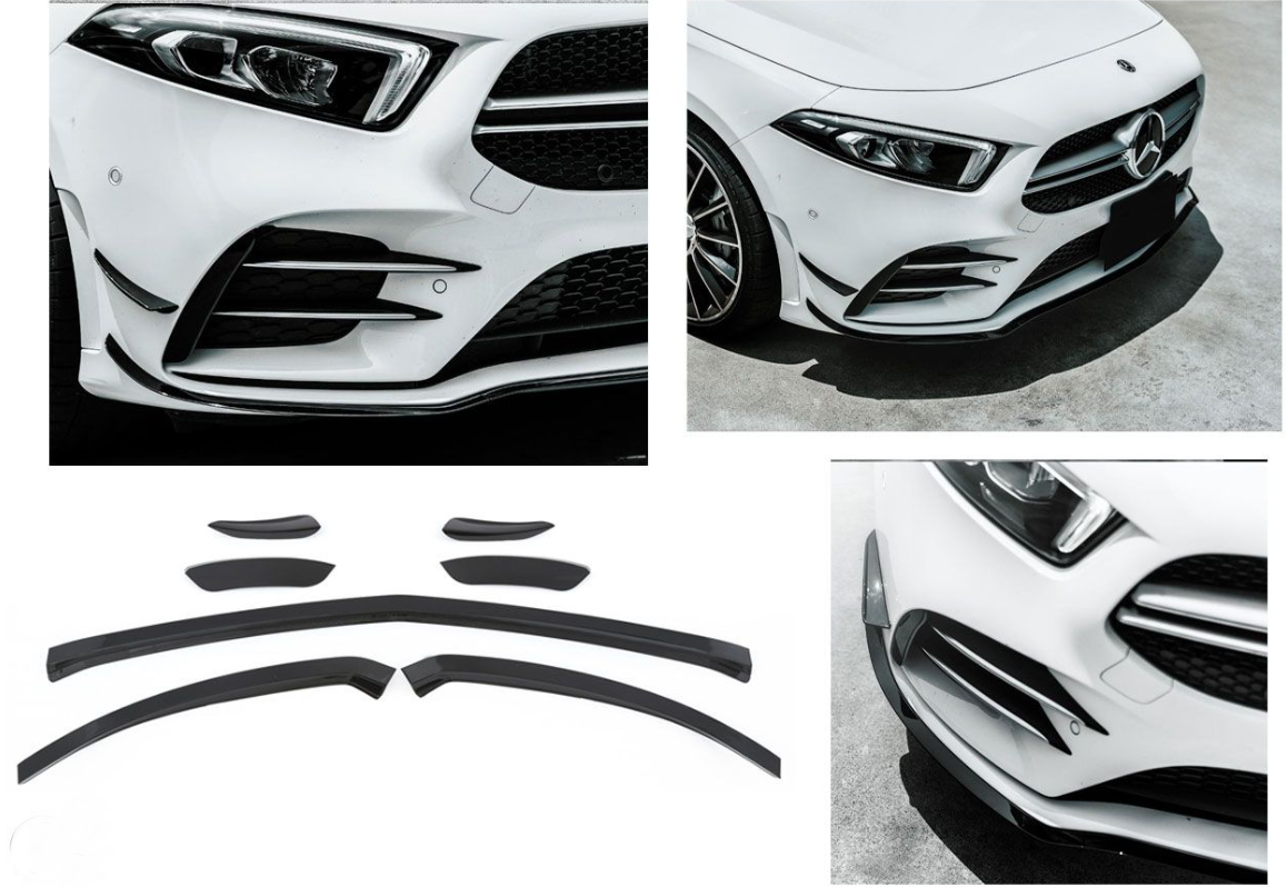 Front Bumper Canard for Mercedes-Benz A Class W177 - AERO FLAPS