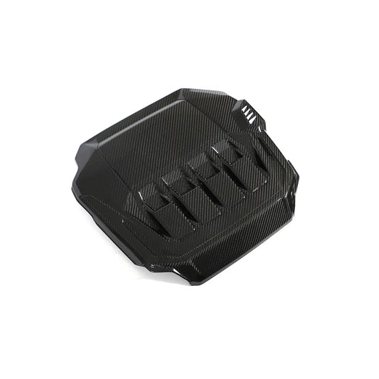 Full carbon Fiber Engine Cover for VW Golf 8 GTI