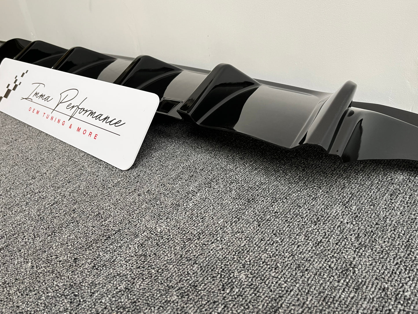 VW Golf 7.5 GTI MK7.5 Rear diffuser in Black - TCR Look