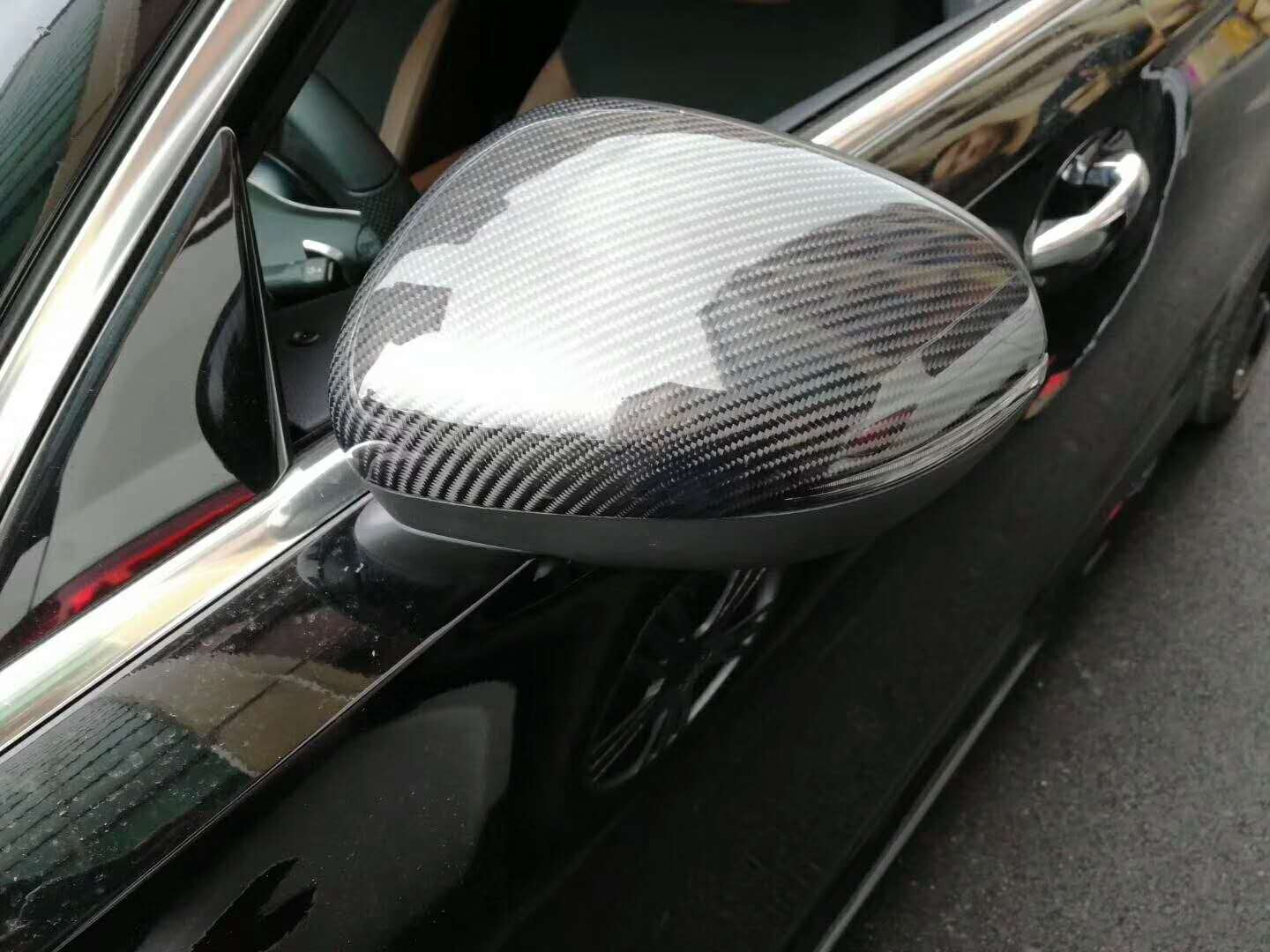 Dry Carbon Fiber Rear View Mirror Cover For Mercedes A-CLASS W177