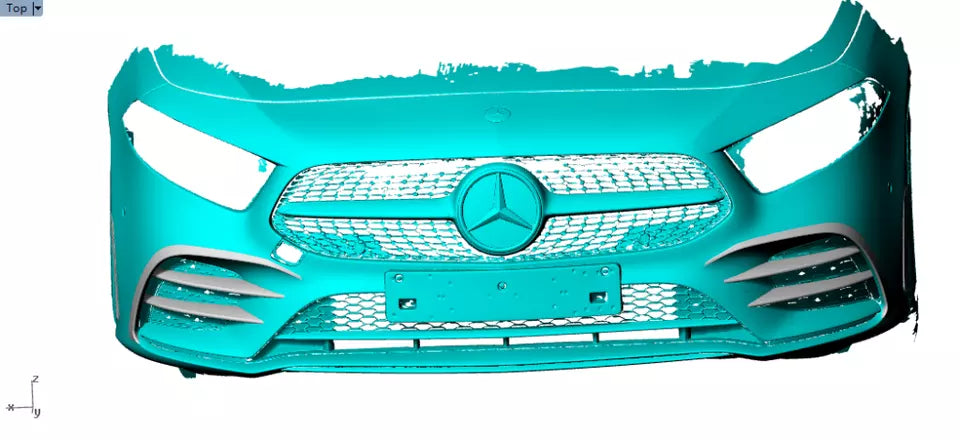 Dry Carbon Fiber Front Bumper Canard for Mercedes-Benz A Class W177 V177 - Aero Flaps