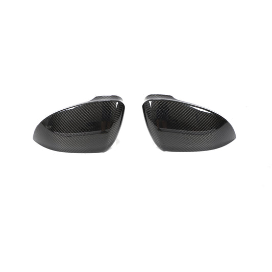 Dry Carbon Fiber Side View Mirror Covers For Golf MK8 GTI Add on Style
