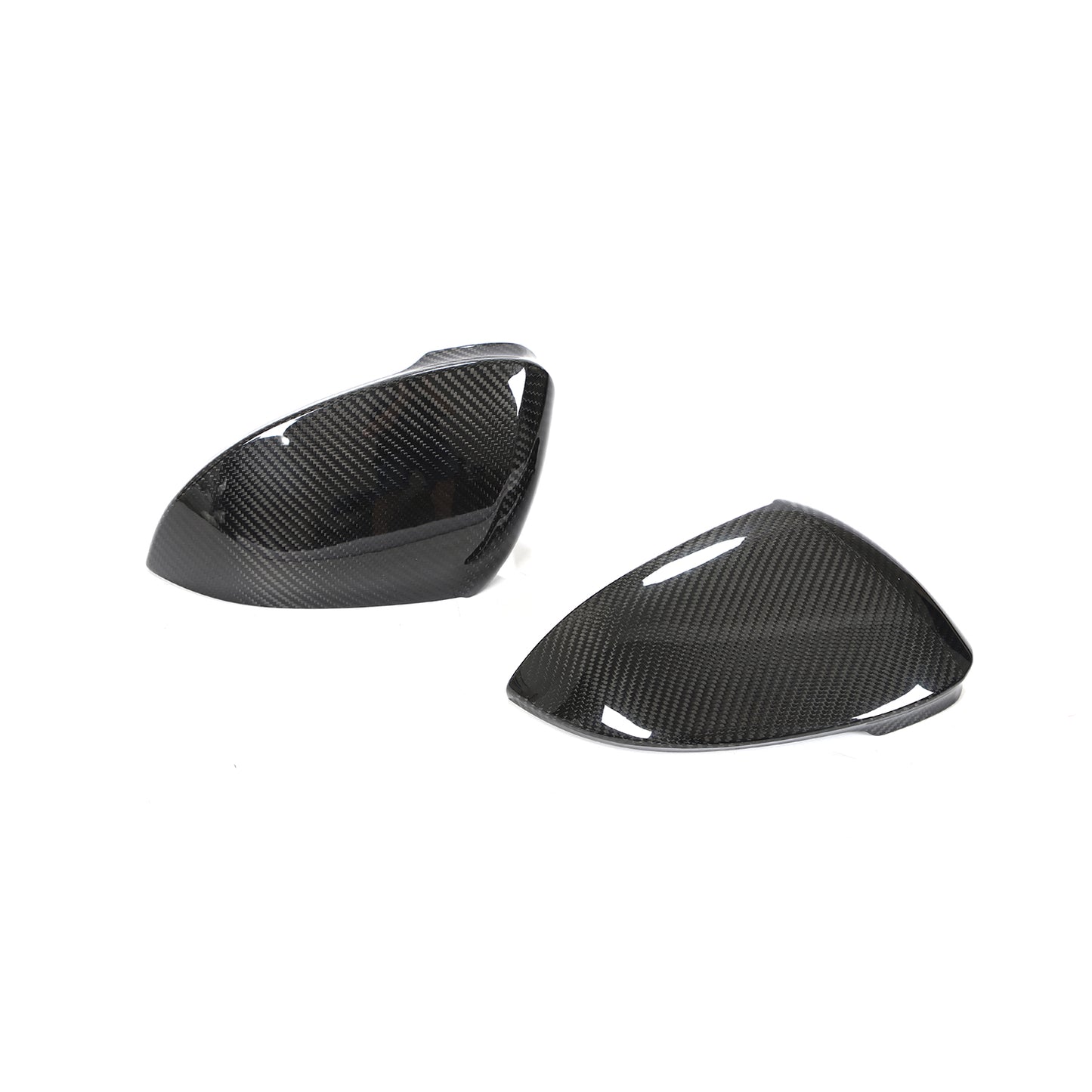 Dry Carbon Fiber Side View Mirror Covers For Golf MK8 GTI Add on Style