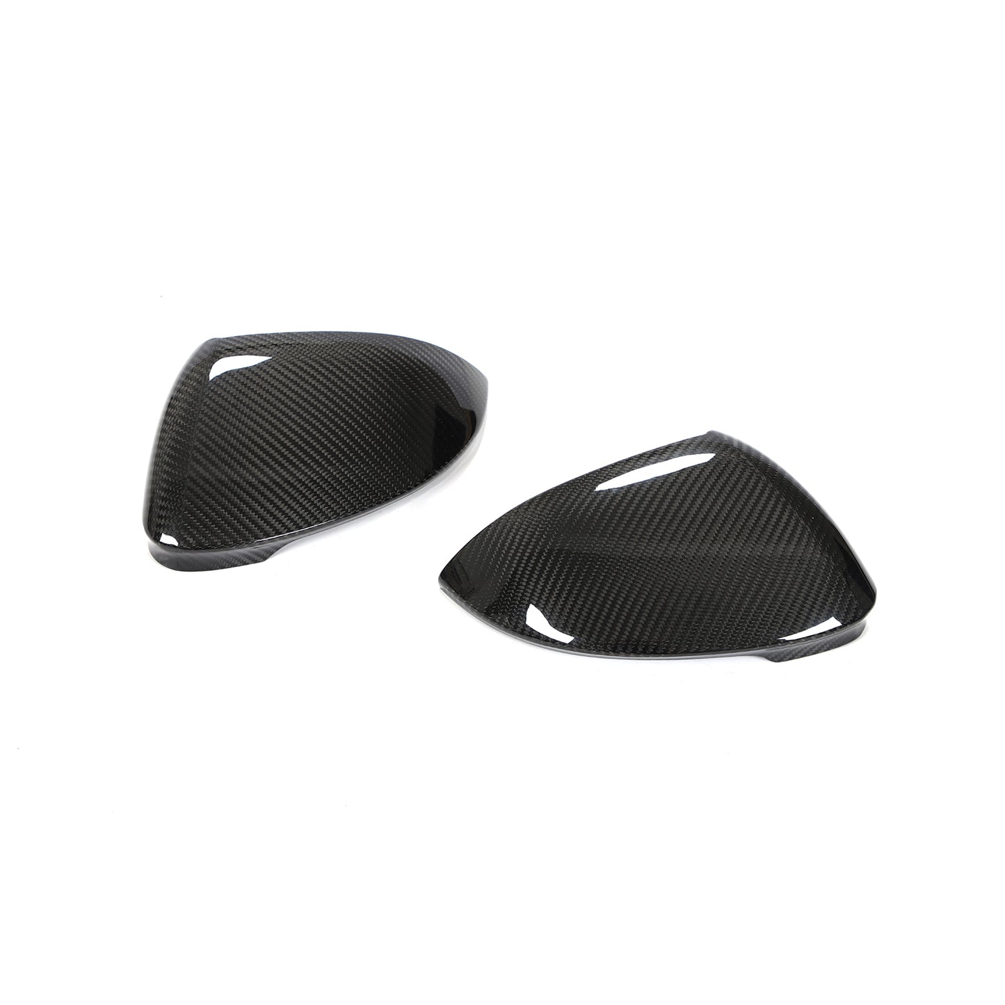 Dry Carbon Fiber Side View Mirror Covers For Golf MK8 GTI Add on Style