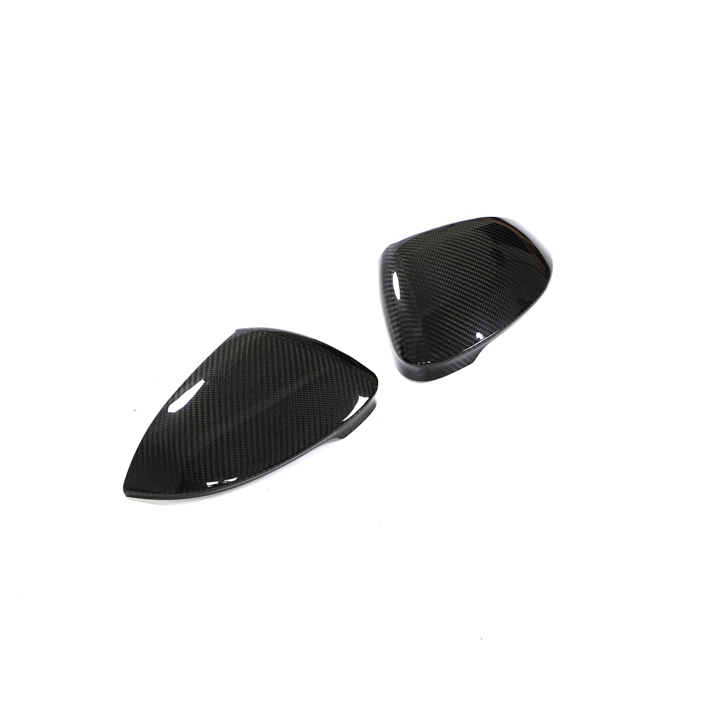 Dry Carbon Fiber Side View Mirror Covers For Golf MK8 GTI Add on Style