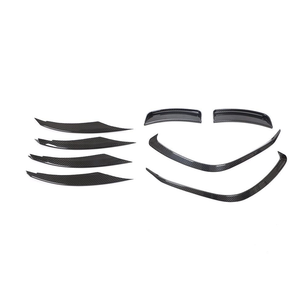 Dry Carbon Fiber Front Bumper Canard for Mercedes-Benz A Class W177 V177 - Aero Flaps