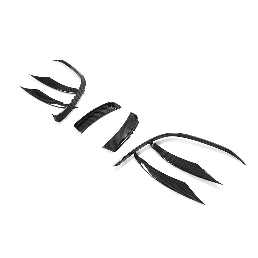 Dry Carbon Fiber Front Bumper Canard for Mercedes-Benz A Class W177 V177 - Aero Flaps