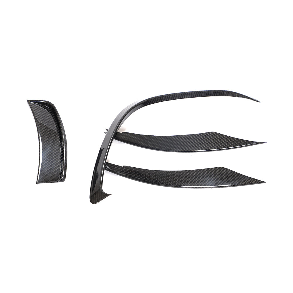 Dry Carbon Fiber Front Bumper Canard for Mercedes-Benz A Class W177 V177 - Aero Flaps