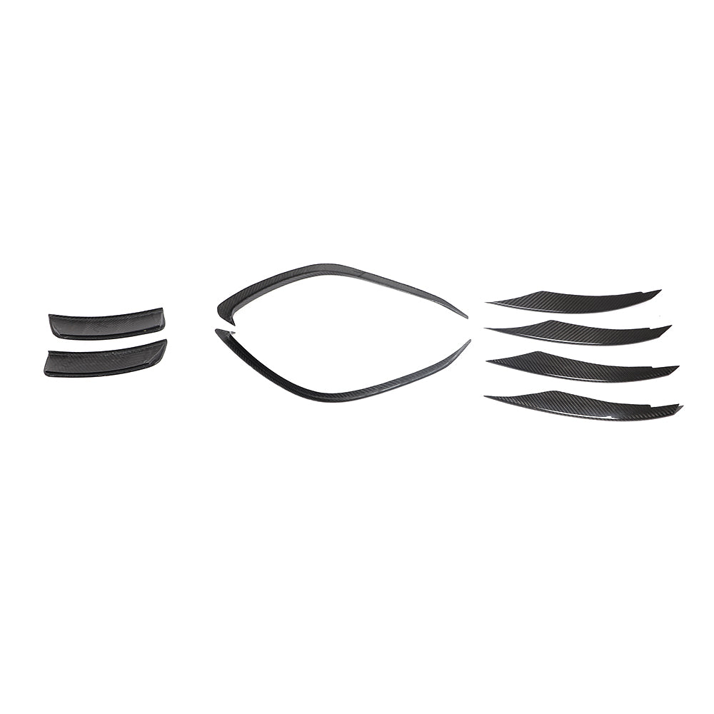 Dry Carbon Fiber Front Bumper Canard for Mercedes-Benz A Class W177 V177 - Aero Flaps