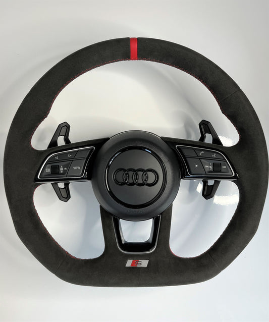 Audi A3 8V - A4 A5 B9 - Alcantara or Leather Steering Wheel