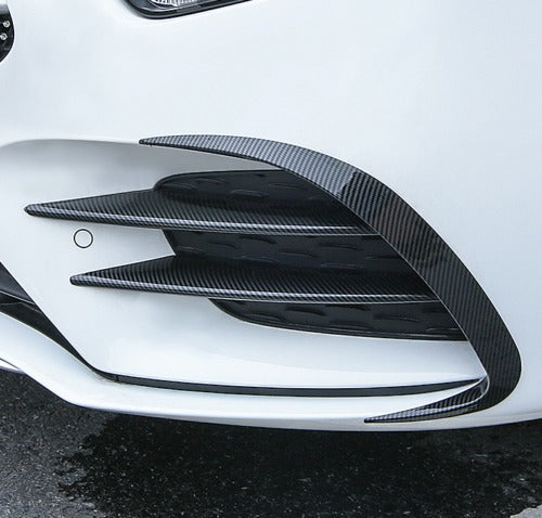 Dry Carbon Fiber Front Bumper Canard for Mercedes-Benz A Class W177 V177 - Aero Flaps