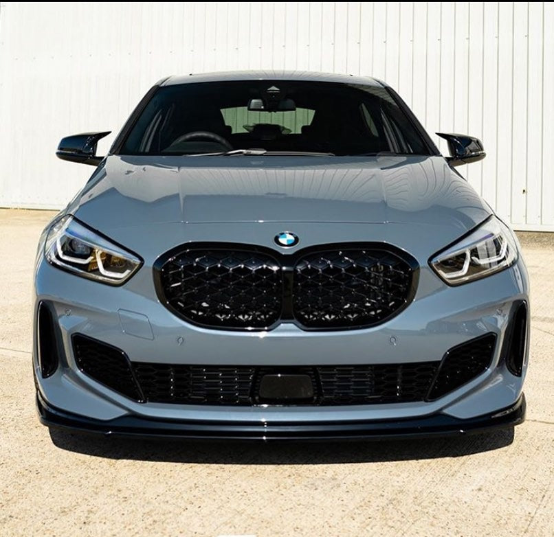 GRILL FOR BMW 1 SERIES F40 F41 DIAMOND GLOSS BLACK
