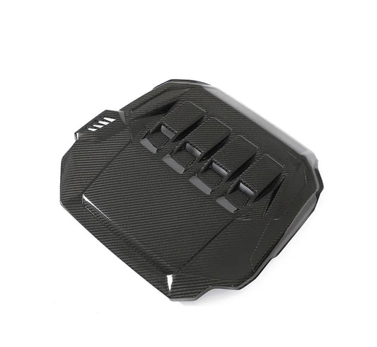 Full carbon Fiber Engine Cover for VW Golf 8 GTI