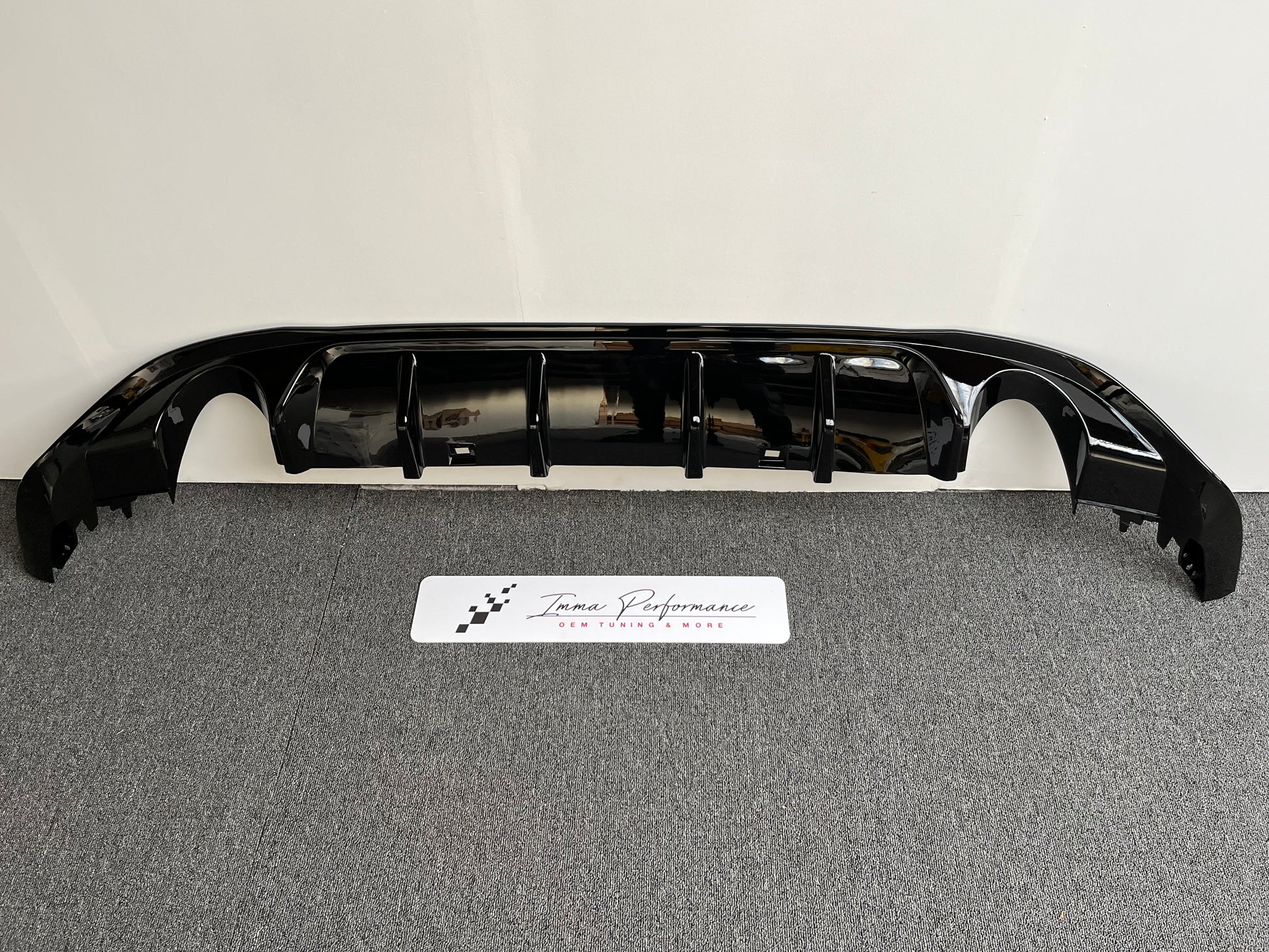 VW Golf 7.5 GTI MK7.5 Rear diffuser in Black - TCR Look – Imma Performance