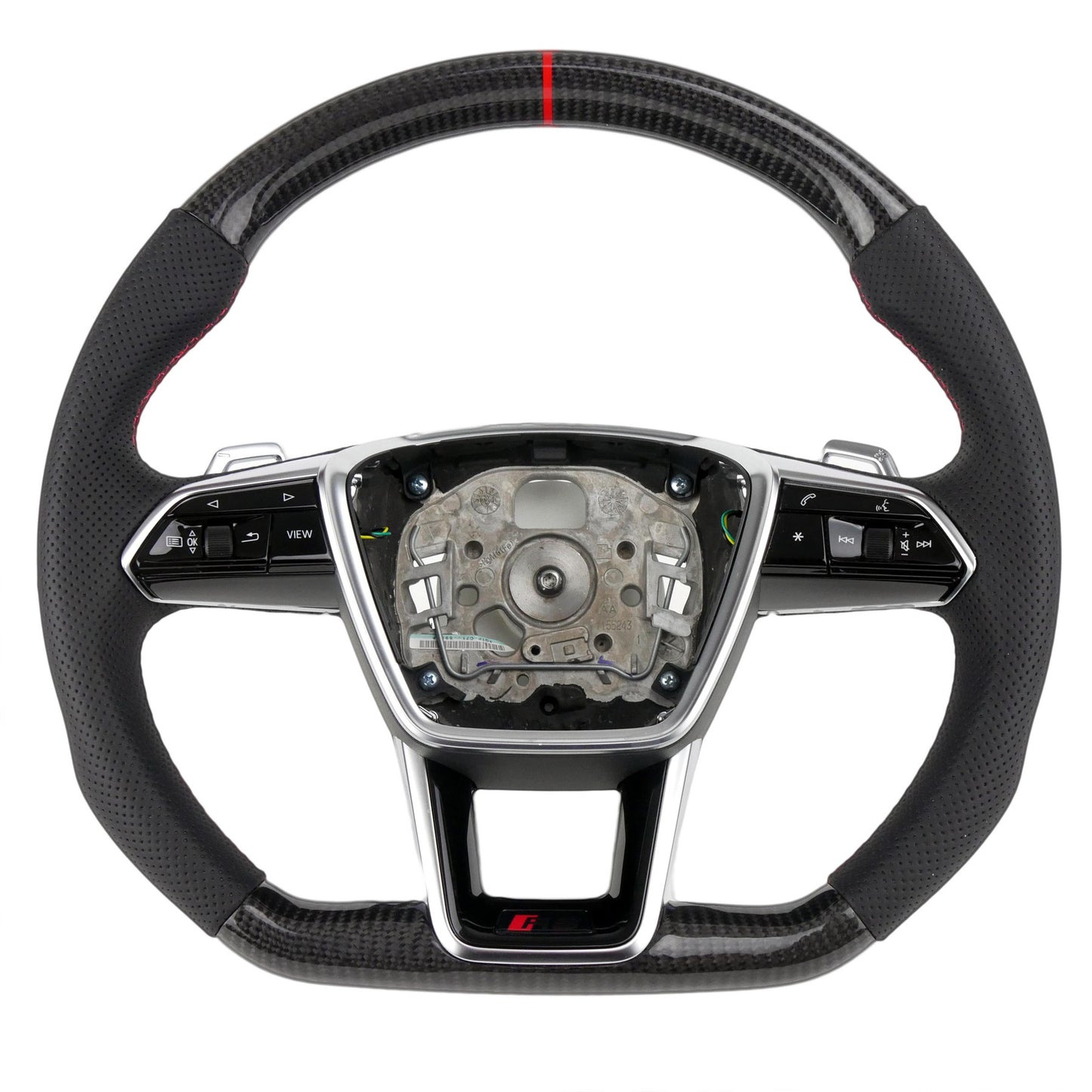 Carbon Fiber Steering Wheel for Audi A6 S6 RS6 A7 S7 RS7 C8