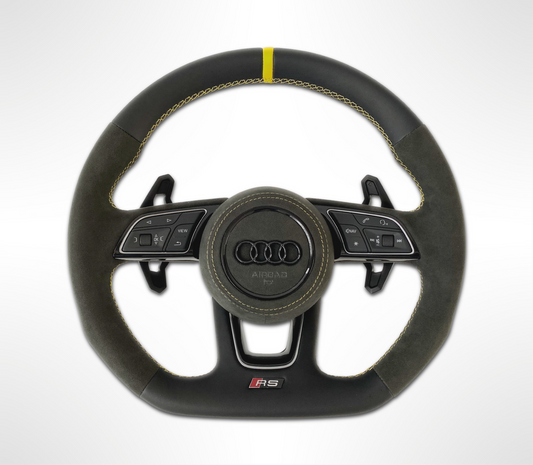 Audi A3 8V - A4 A5 B9 - Alcantara or Leather Steering Wheel